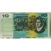 AUSTRALIA 1993 . TEN 10 DOLLARS BANKNOTES . TWO  NOTE SET . EVANS/FRASER, FRASER/COLE . FIRST PREFIX AAA